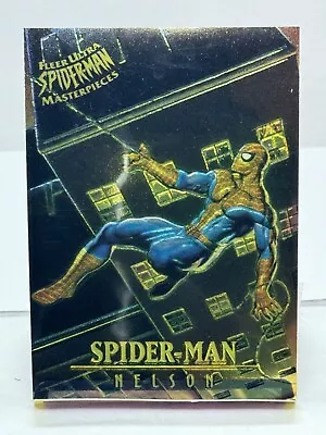 1995 Fleer Ultra Spider-Man Masterpieces - Spiderman - Nelson - 5 Of 9 • $1