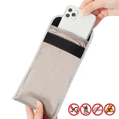 Phone Signal Blocker Radiation Isolator Bag Case Anti-Spy For IPhone Samsung • $6.92