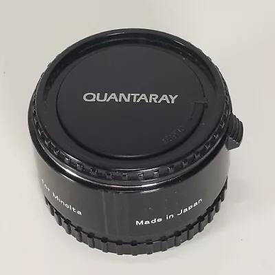 Quantaray Teleconverter 2X AF Lens For Minolta With Lens Cover Made In Japan  • $39.99