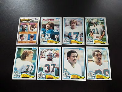 1982 TOPPS FOOTBALL 16 Card Team Set MIAMI DOLPHINS NM  • $9.99