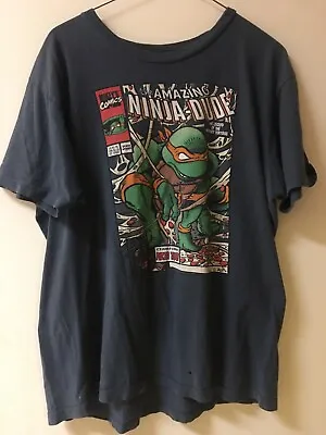 Vintage Tultex TMNT Michelangelo  Adult Shirt! Size Missing Rare (Read Desc) • $75.99