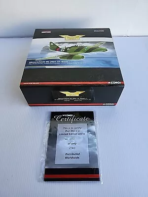 CORGI 1:72 MESSERSCHMITT ME 262A- 1A GREEN 1  US35705 RUDOLF SINNER 1945 Cert#2 • $39.99