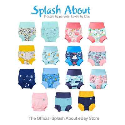 Splash About New Happy Nappy - Reusable Baby/Toddler Neoprene Swim Nappy • £8