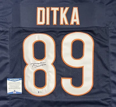 MIKE DITKA Autographed Jersey *Beckett COA* Chicago Bears  • $74.99