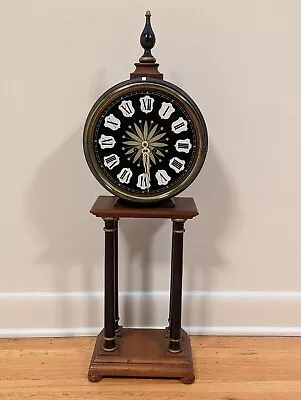 30  Antique Friedrich Mauthe Rare Mantel Clock 4 Jewels Wooden Chime *no Glass* • $199.95