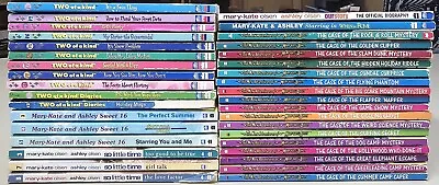 Mary-Kate Ashley Olsen Chapter Lot New Adventures Sweet 16 Diaries 2 Kind 36 Bks • $59.99