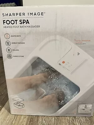 SHARPER IMAGE Foot Spa Heated Foot Bath Massager • $60