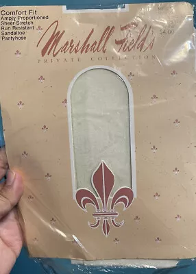 Marshall Field & Company Walking Sheer Stockings Pantyhose Sandaltoe Sz 2X • $7.07