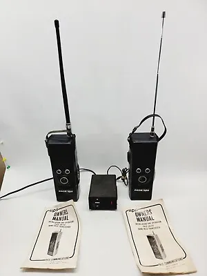 Vintage Pair Of Pace CB-150 5 Watt  6 Channel With Charger & 2 Manuals As-is  • $101.39