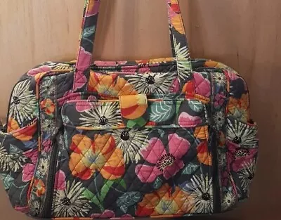 Vera Bradley Jazzy Blooms Diaper Bag/duffle Bag/tote • $9