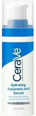 $14.99 • Buy NEW Cerave Hydrating Hyaluronic Acid Face Serum - 1oz/30ml