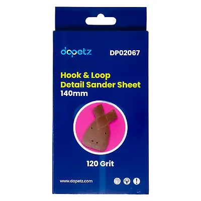 120 Grits Mouse Sanding Sheets Hook & Loop Sander Pads 4-Holes Sand Paper 10Pcs • £4.99