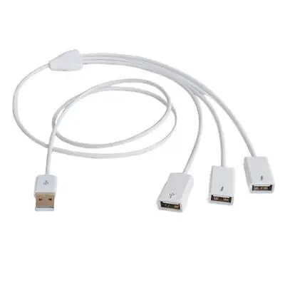 $16.73 • Buy 1m/3.3ft Length USB Extension Cable USB Splitter Multiple USB Port Data Trnasfer