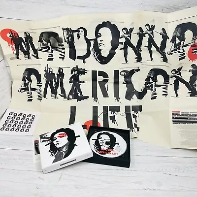 Vtg Madonna American Life Cd Limited Edition Box Set Poster Stamps Inlay Card • $49.99