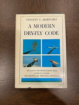 A Modern Dry-Fly Code By Vincent Marinaro - 1972 5th Printing HC & DJ • $12.99