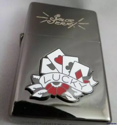 WHOLESALE LOT OF 8 SAILOR JERRY LIGHTERS Sailer Tatoo Designs Poker Cards Rum • $66.22