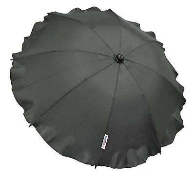 Universal Baby Umbrella Waterproof Fit Maclaren Techno Xt Pram Khaki Green • £11.99