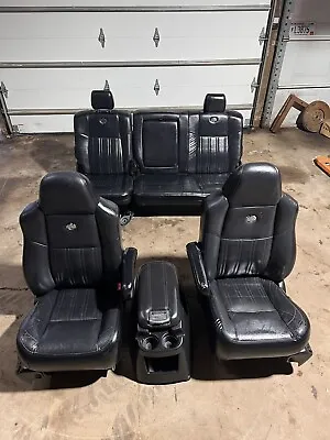 1999-2007 Ford F250 F350 Harley Davidson Edition Black Leather Crew Cab Seats • $2500