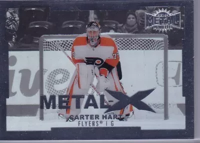 2021-22 Metal Universe Metal-X #MX27 Carter Hart • $10