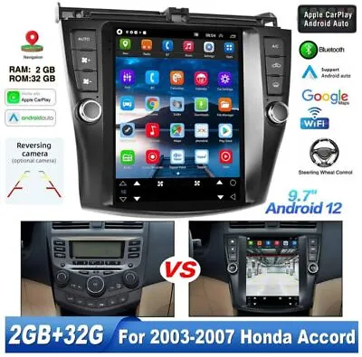 For Honda Accord 2003-2007 9.7  Android 12 Car Stereo Radio Carplay GPS Navi DSP • $186.98