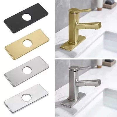 Tap Cover Deck Plate Faucet Plate Hole Cover Bathroom Faucet Escutcheon Plate • £4.40