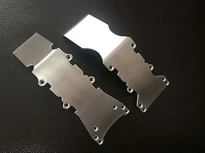 HD Aluminum S-Link Front And Rear Skid Plates For Traxxas Emaxx Tmaxx 2.5/3.3  • $24.29