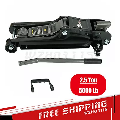 2.5 Ton Low Profile Floor Jack Swivel Wheels 5000 Lb Car Truck Tire Change Lift • $72.58