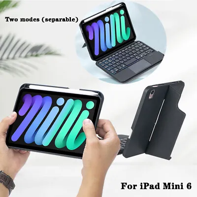 For IPad Mini 6 Tablet Case Protective Cover With Bluetooth Keyboard+Pen Holder • £38.39