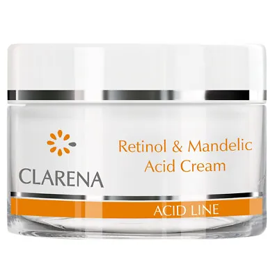 £29.08 • Buy Clarena Acid Line Retinol And Mandelic Acid Brightening Night Cream 50ml