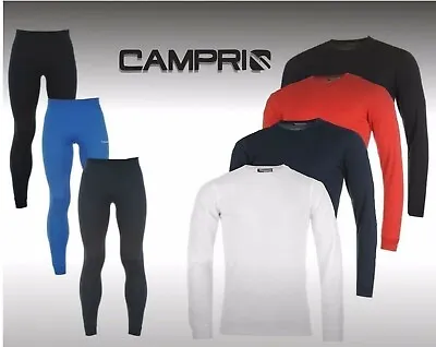 Campri Mens Thermal Long Sleeve Top Baselayer Bottoms Pants Underwear S-XXXXL • £15.97