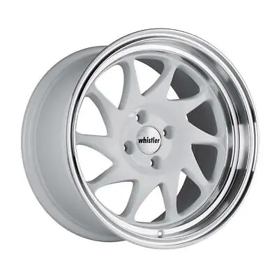 15x8 +20 Whistler KR7 4x100 White Rims (Set Of 4) • $489