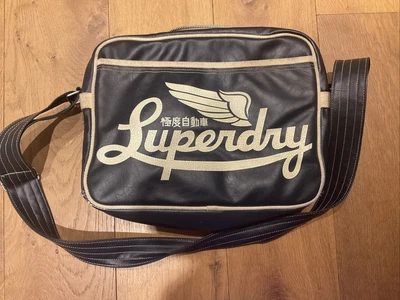 £2.20 • Buy Vintage Style Blue Super Dry Shoulder/ Hand / Sports  Bag