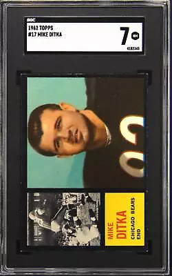 1962 Topps Mike Ditka #17 Rookie RC SGC 7 • $849.99