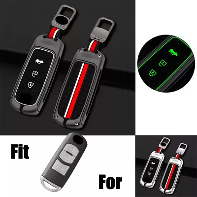 Zinc Alloy Silicone Car Key Case Cover For Mazda 3 5 6 CX-5 CX-3 CX-9 CX-7 MX-5 • $28.50