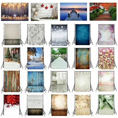 Christmas Tree Backdrop Cloth Xmas Party Photography Background Wall Decor Props • $25.06