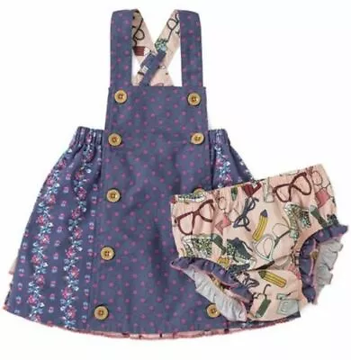 New Matilda Jane Little Jumper Dress W Diaper Cover  Size  6-12 Months • $22.99