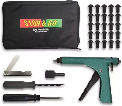 1075 30 Piece Tubeless Tire Plugger Repair Kit For Punctures And Flats On Car M • $60.31