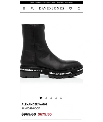 $599 • Buy 100% Authentic Alexander Wang Boots Size36