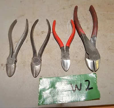 2 Vintage Vacuum Grip (early Snap-on) & 2 Mac Pliers Mechanics Collectible W2 • $44.99