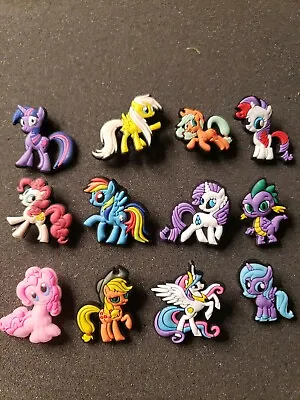Shoe Charms My Little Pony  Set Of 12 | Bracelet Gift For Kid's Party Favor • $12.99