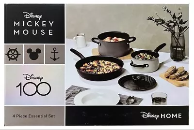 Meyer Cookware Set Mickey Mouse Steamboat Willie Edition 4 Piece Nonstick+Lid • $150