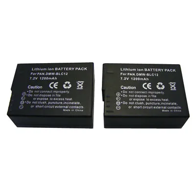 2PACK Camera Battery For Panasonic Lumix DMC-FZ1000 FZ200 DMC-FZ2000 FZ1000 II • £21.19