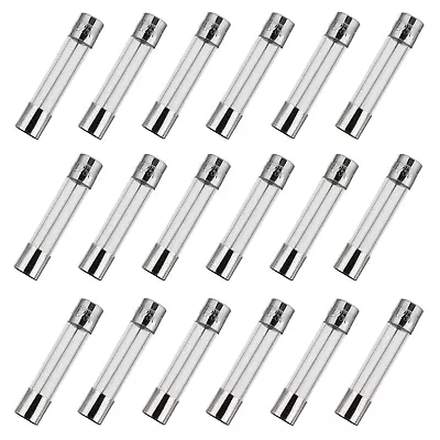 6X30Mm 10 A 10 Amp 250 V 0.24X1.18 Inch Volt F10AL250V Fast-Blow Glass Fuses(Pac • $10.82