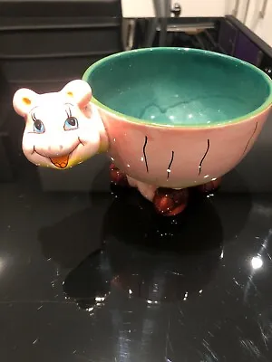 Hand Painted Beautiful Ceramic Pig Shaped Bowl • £9.99