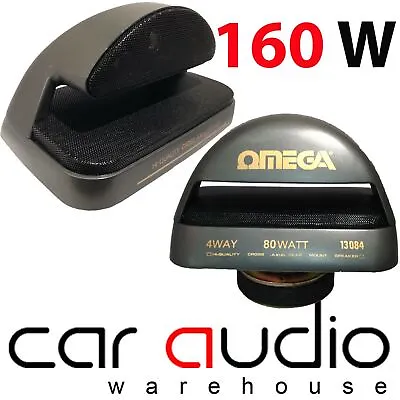 OMEGA 160W Car Parcel Shelf Motorhome Camper Van Boat Caravan Pod Box Speakers • £24.95