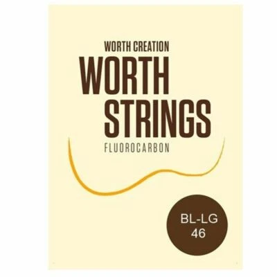 $35.58 • Buy Worth Creation Soprano / Concert Light Low G Ukulele Strings Brown Fluorocarbon
