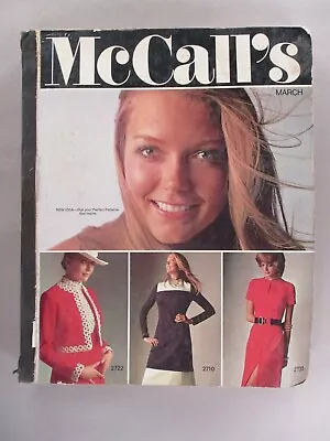 McCall's Patterns CATALOG - 1971 ~~ Giant STORE COUNTER PATTERN BOOK • $129.99