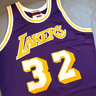 New Mitchell & Ness Magic Johnson Los Angeles Lakers Authentic Jersey Sz 44 (L) • $242.99