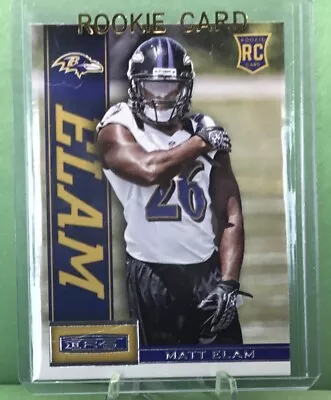 2013 Panini Rookies & Stars Longevity Parallel Matt Elam RC Rookie Card #167 • $3.15