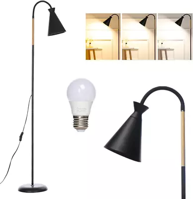 Gooseneck Floor Lamp Swing Arm Adjustable 360° Rotating Metal Bracket Lamp Indo • $59.88